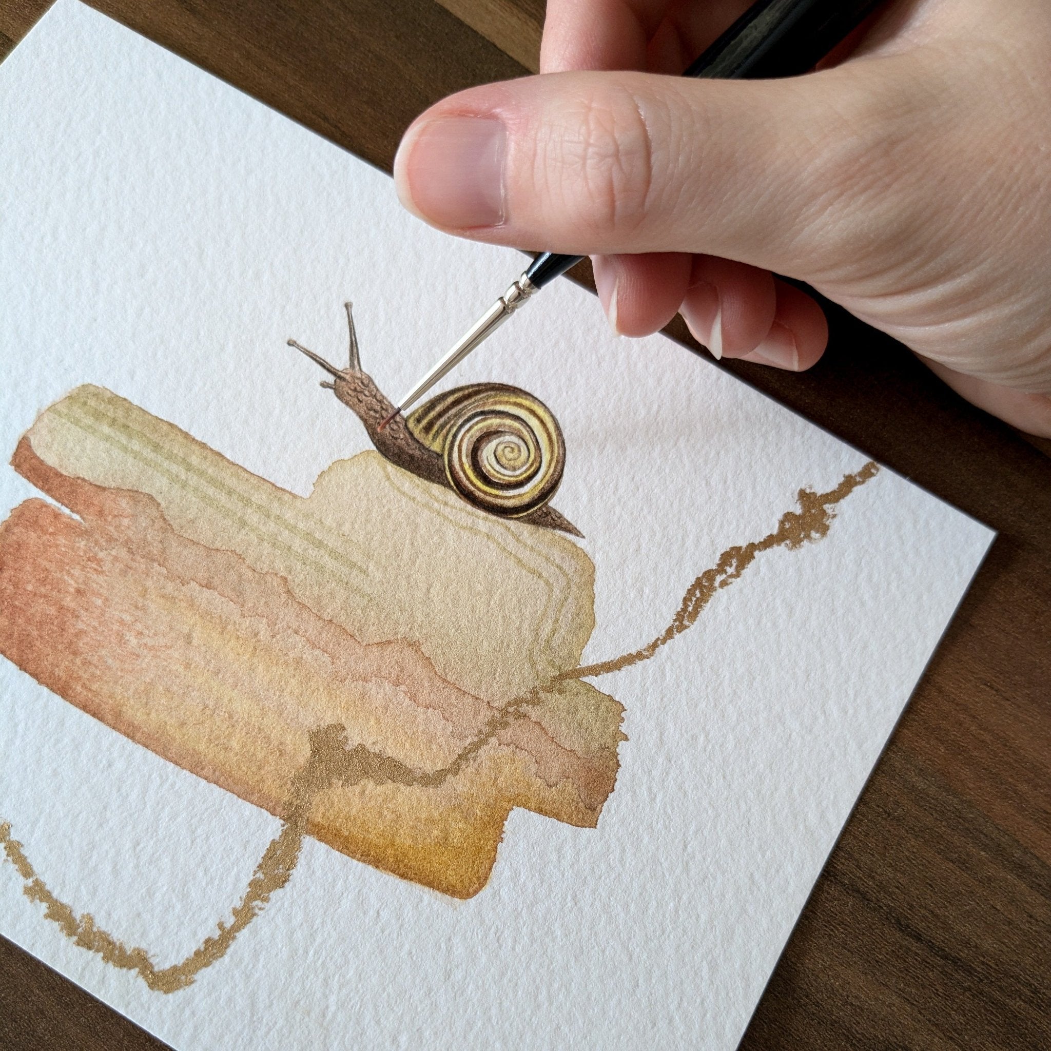'The Inquisitive Edge' - Original Art | 5x7in